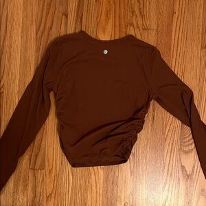 Lululemon All It Takes Ribbed Nulu long sleeve shirt size 6
